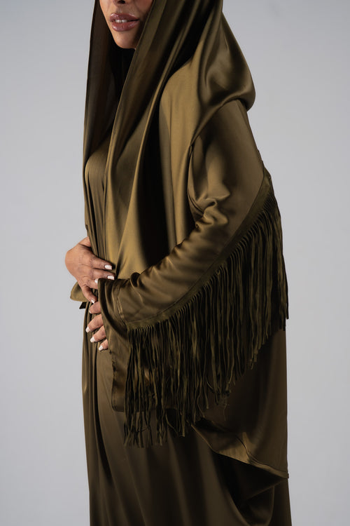 daree abaya dark brown
