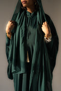 daree abaya emerald green