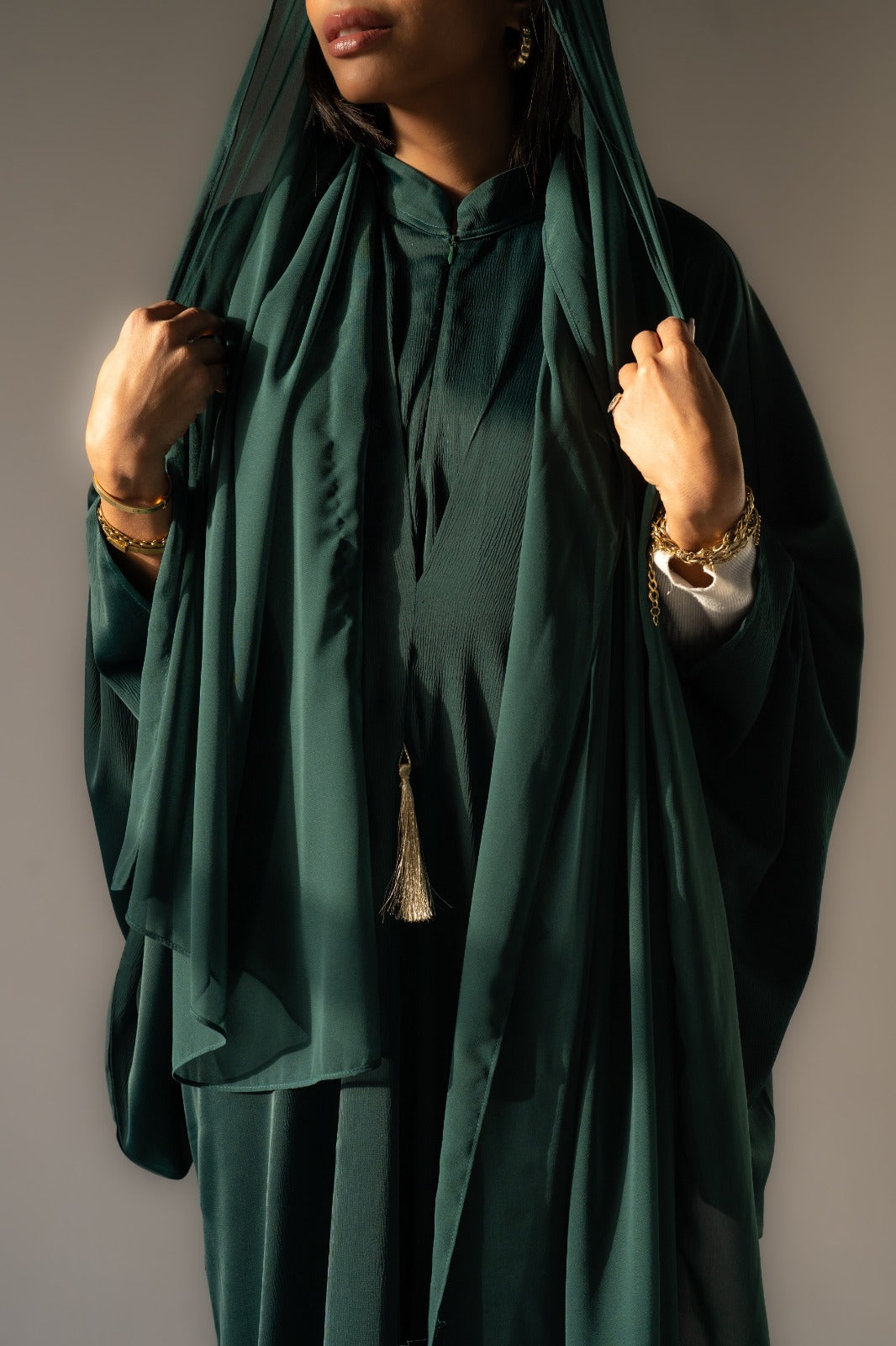 daree abaya emerald green