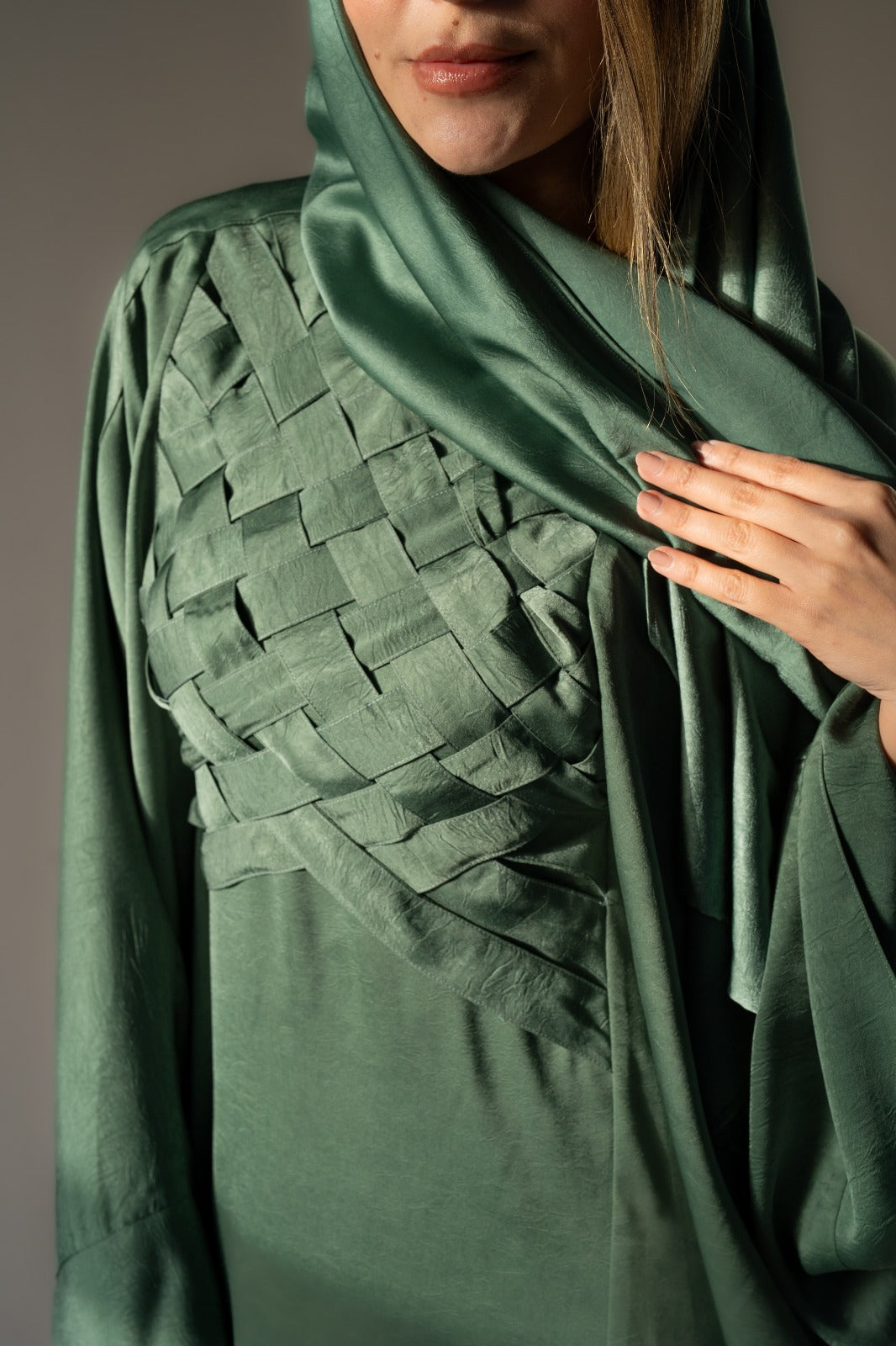 daree abaya emerald green